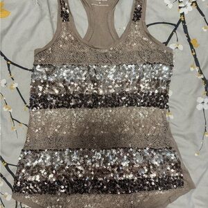 Bundle of three Sequin Tank Tops!